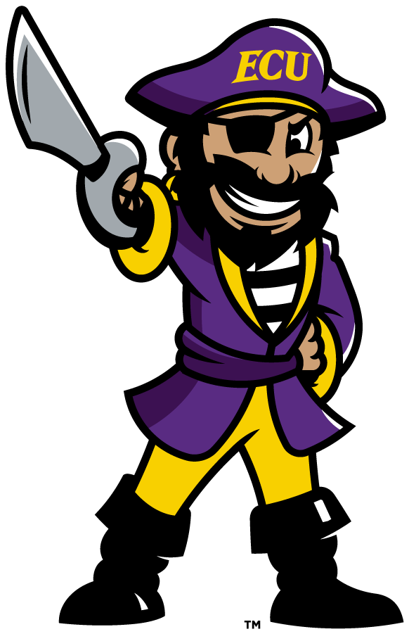 East Carolina Pirates 2021-Pres Mascot Logo diy iron on heat transfer
